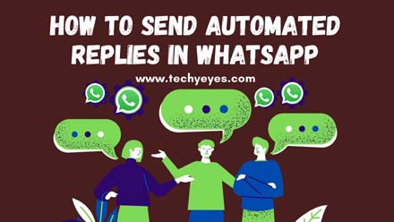 Send Automated Replies In WhatsApp