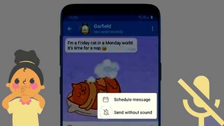 Messages Without Sound in Telegram