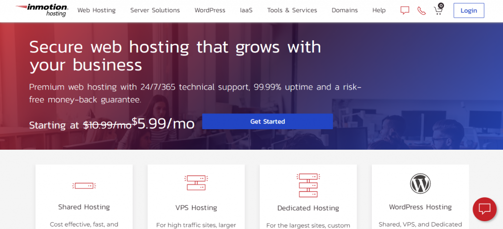 InMotion Hosting hosting provider