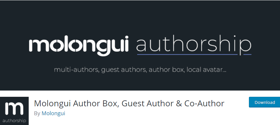 Molongui Author Box, Guest Author & Co-Author