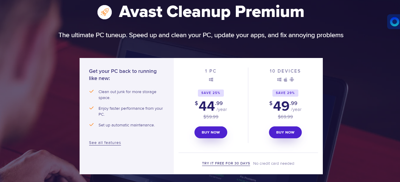 Avast Cleanup Premium