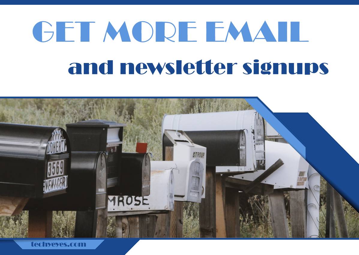 How to Get More Email and Newsletter Signups With Your Landing Page