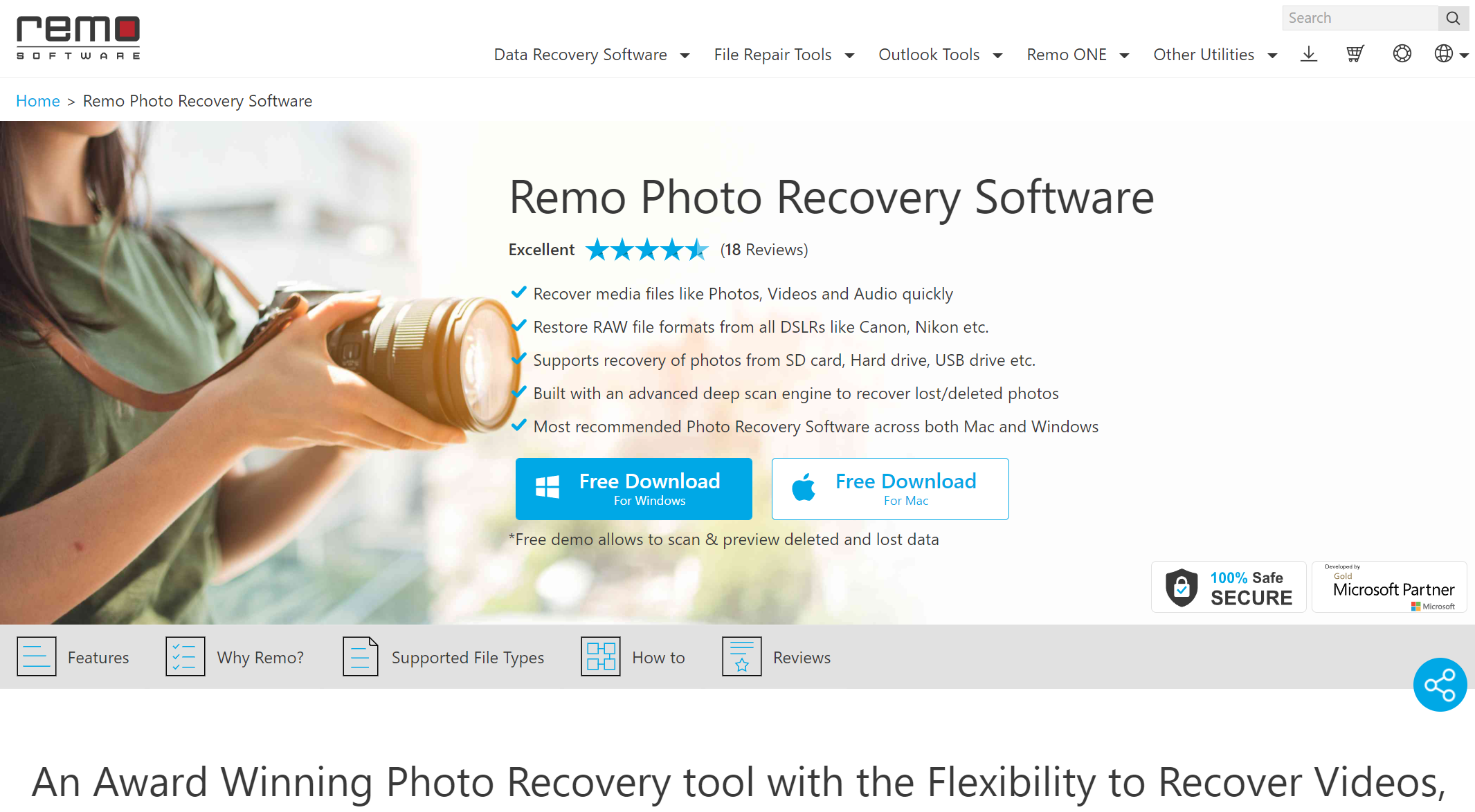 Remo Photo Recovery Software