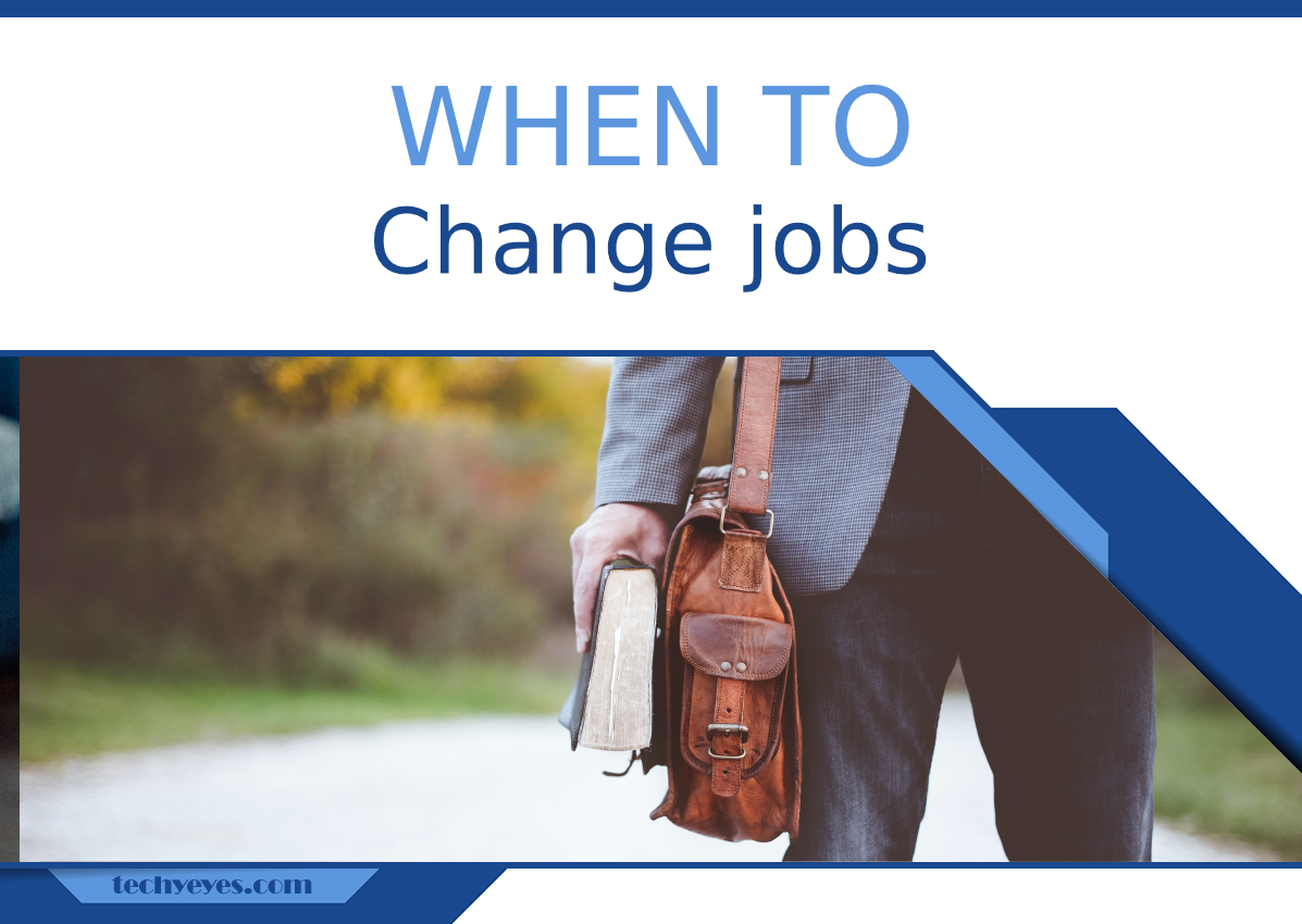 When to Change Jobs